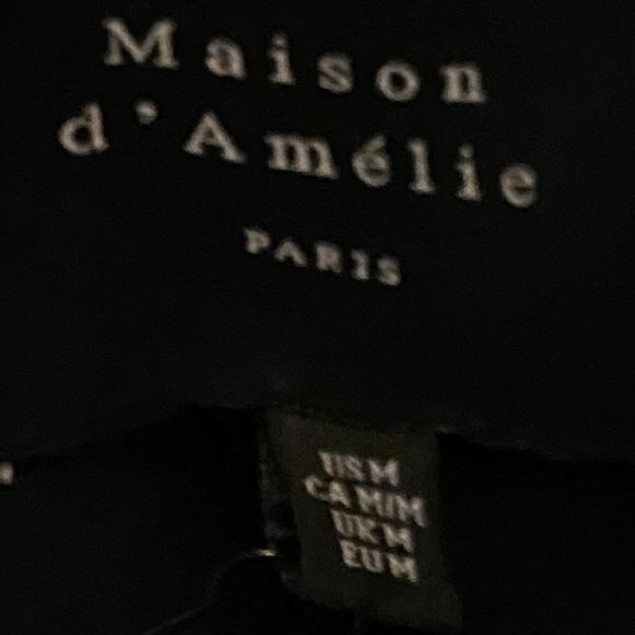 Maison d’ Amelie Black Nylon stylish Garment M - Picture 5 of 6